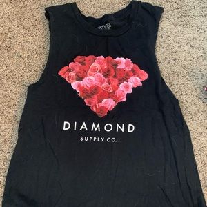 Diamond Supply Floral Tank top